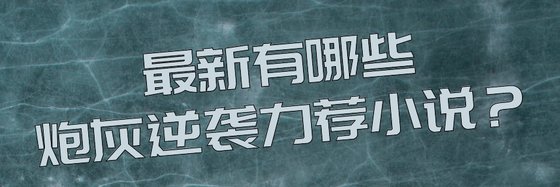 最新有哪些炮灰逆袭力荐小说？